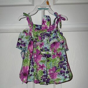 Carter's Floral Camisole - Pink, Purple, and Green